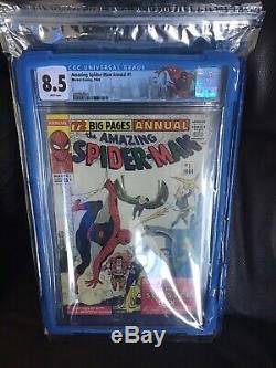 THE AMAZING SPIDER-MAN Annual #1 (Sinister Six 1st app) CGC 8.5 WHITE PAGES