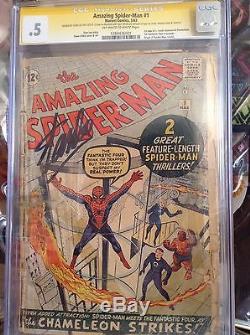 The Amazing Spider-Man #1 CGC 0.5- Stan Lee signature series