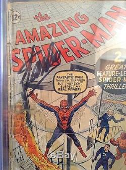The Amazing Spider-Man #1 CGC 0.5- Stan Lee signature series