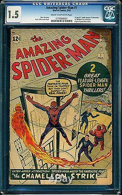 The Amazing Spider-Man #1 CGC 1.5 Super book + Fantastic Four! @@@@@@@@@@@@@@@