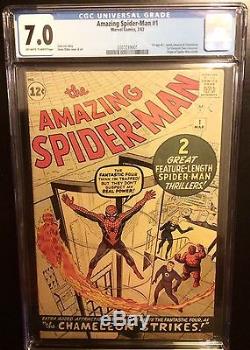 The Amazing Spider-Man #1 CGC 7.0 Stan Lee Fantastic Four