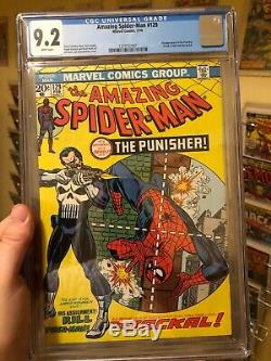 The Amazing Spider-Man #129 1st Appearance Punisher CGC 9.2 White Pages