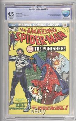 The Amazing Spider-Man #129 CBCS 4.5 OWithW (LIKE CGC) 1st Punisher LOOKS NICER