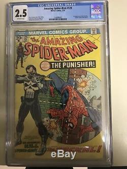 The Amazing Spider-Man #129 CGC 2.5 1st APP OF THE PUNISHER