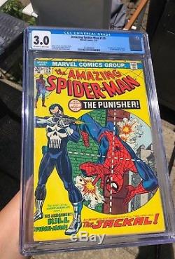 The Amazing Spider-Man #129 CGC 3.0! 1st APP OF THE PUNISHER! Worldwide Ship