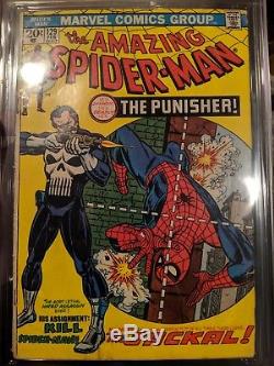 The Amazing Spider-Man #129 CGC 3.0 1st PUNISHER Purple Slab