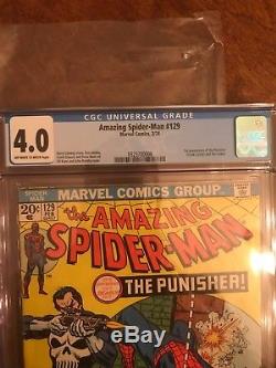 The Amazing Spider-Man #129 CGC 4.0, Pressable, 1st Punisher, Classic Cover