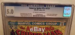 The Amazing Spider-Man #129 CGC (5.0) First Punisher Jackal Classic Bronze Age