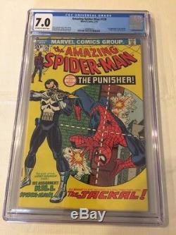 The Amazing Spider-Man #129 CGC 7.0 Marvel 1st Punisher Hot! Netflix Movie