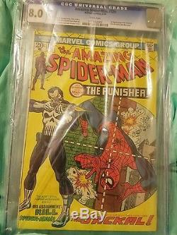 The Amazing Spider-Man #129 CGC 8.0 1ST Punisher First. No reserve