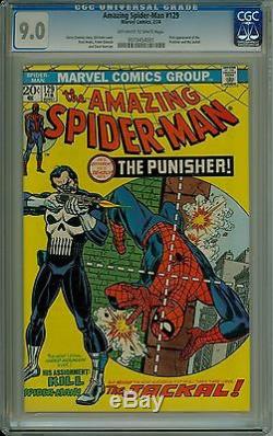 The Amazing Spider-Man #129 CGC 9.0 VF/NM near mint 1st PUNISHER 0073454001