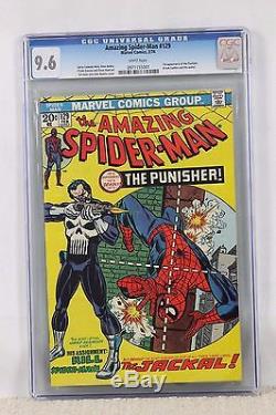 The Amazing Spider-Man #129 CGC 9.6 Key 1st appearance Punisher & Jackal (1974)
