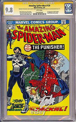 The Amazing Spider-Man #129 CGC 9.8 SS 4X 1ST PUNISHER ONE OF A KIND
