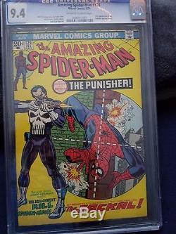 The Amazing Spider-Man #129 (Feb 1974, Marvel) 1st Punisher CGC 9.4