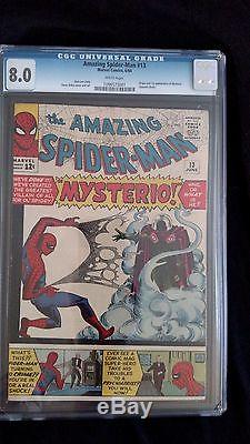 The Amazing Spider-Man #13 CGC 8.0-1st Appearance of MYSTERIO