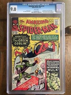 The Amazing Spider-Man #14 CGC 9.0 First Appearance GREEN GOBLIN