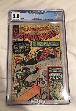 The Amazing Spider-Man #14 (Jul 1964, Marvel), CGC 3.0, 1st Green Goblin