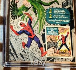 The Amazing Spider-Man 2 (1963) DOUBLE COVER CGC! 1st Vulture Only 1 Left