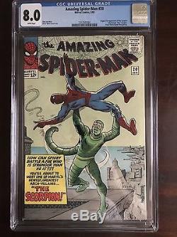 The Amazing Spider-Man #20, CGC 8.0 White