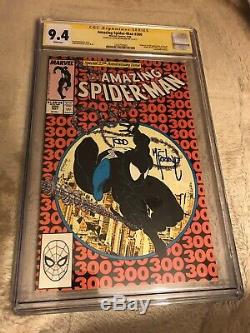 The Amazing Spider-Man #300 (1988) CGC 9.4 Signed By Todd McFarlane. First Venom
