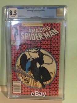The Amazing Spider-Man #300 CGC 8.5 WHITE PAGES ORIGIN, 1ST VENOM May 1988