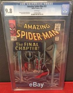 The Amazing Spider-Man #33 CGC 9.8 White Pages Classic Cover Key Final Chapter