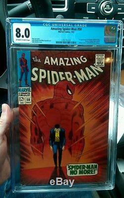The Amazing Spider-Man #50 (Jul 1967, Marvel) cgc 8.0