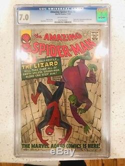 The Amazing Spider-Man #6 CGC 7.0 OFF WHITE PAGES! 1st App LIZARD