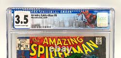 The Amazing Spider-Man #78 Comic Book CGC Graded 3.5 1st Prowler Appearance
