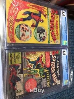 The Amazing Spider-Man Consecutive #2-20 (May 1963 To January 1965, Marvel) CGC