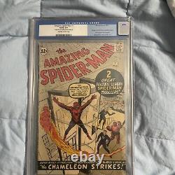 The Amazing Spider-man #1 Comic Book CGC 3.0 -2nd Appearance Of Spiderman 1963