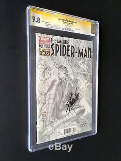 The Amazing Spider-man #1 Ross 1300 Signed Stan Lee Marvel 2014 Cgc Nm/mt 9.8