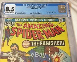 The Amazing Spider-man # 129 1st Appr. Of The Punisher CGC Graded 8.5