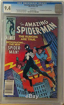 The Amazing Spider-man #252 (1984) Cgc Graded 9.4 White Pages 1st Black Costume