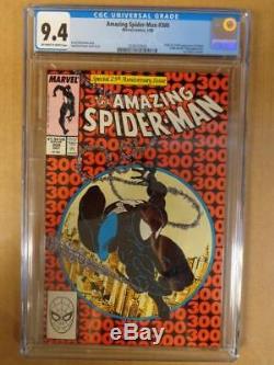 The Amazing Spider-man 300 CGC 9.4 NM+ OW-WHITE pgs 1st VENOM Mavel Comics