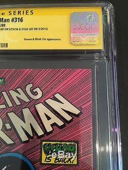 The Amazing Spiderman #316 SS Stan Lee Todd McFarlane David Michelinie CGC 9.8