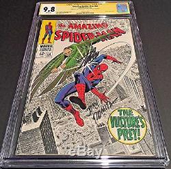 The Amazing Spiderman #64 SS Stan Lee John Romita CGC 9.8 MINT WHITE PAGES RARE