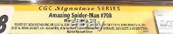 The Amazing Spiderman #700 CGC SS 9.8 11x Signed! Stan Lee Todd McFarlane