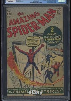 Vintage 1963 Amazing Spider-Man #1 Comic Book Graded CGC 5 Stan Lee Spiderman
